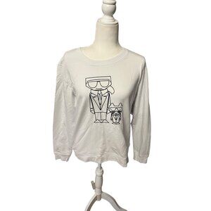 Woman’s Karl Lagerfeld Crewneck Size Small